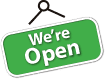 We're Open